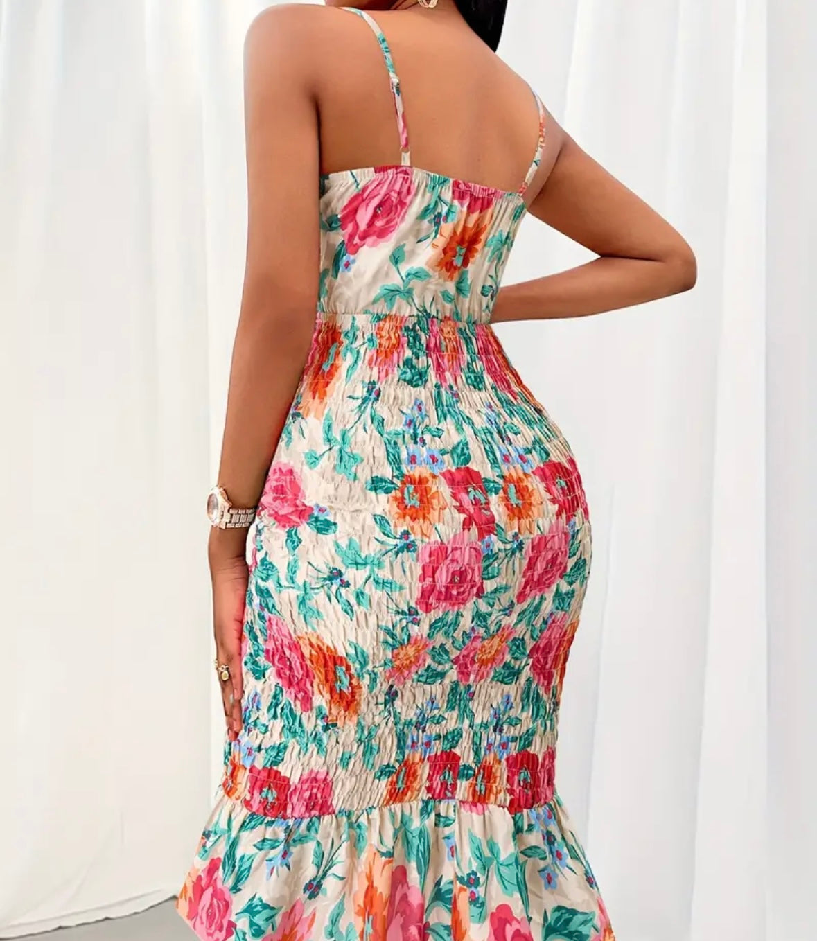 Floral Frontbow Dress
