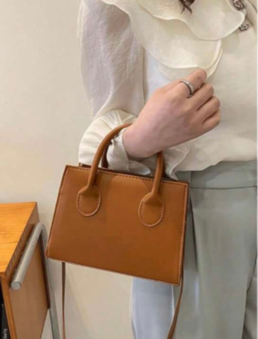 Square Long Strap Purse