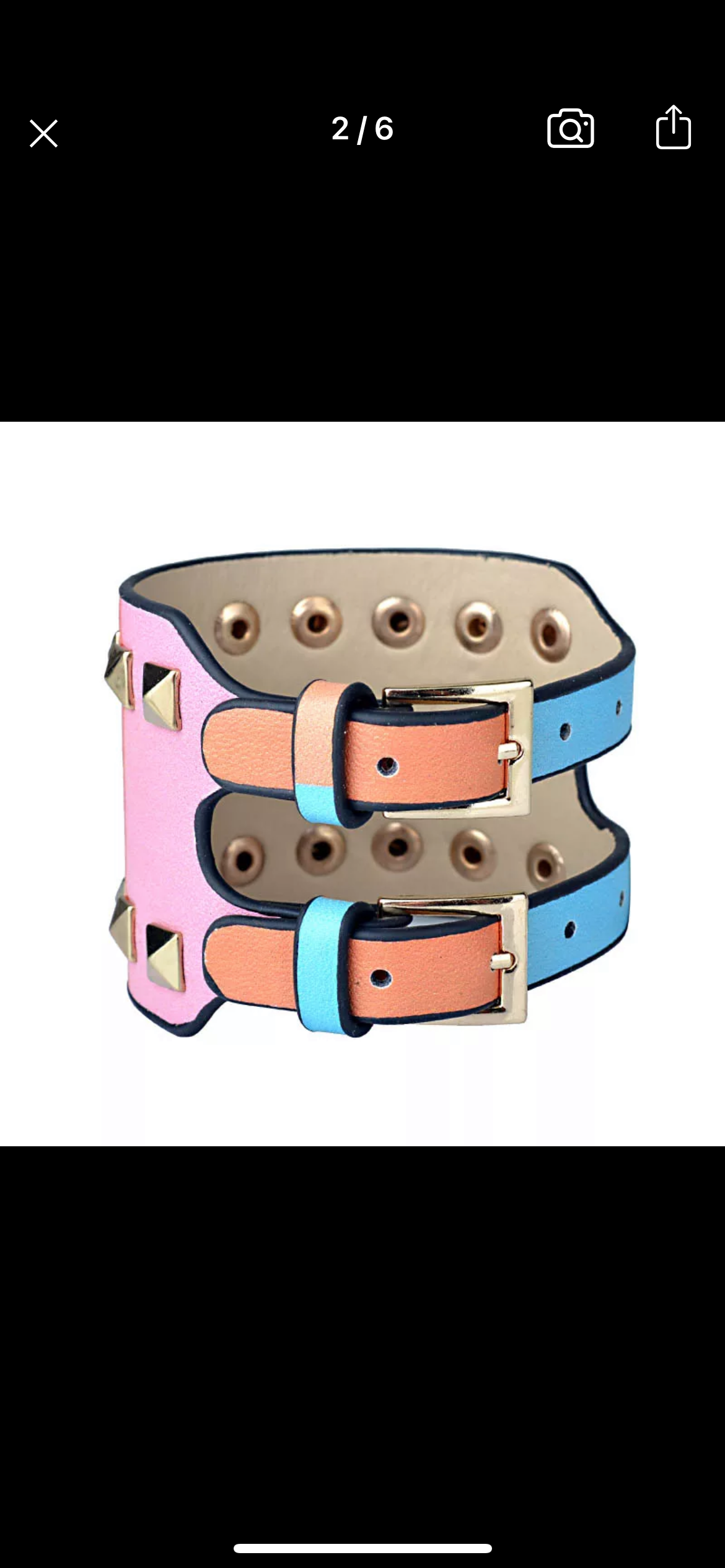 Multi Color Strap Bracelet