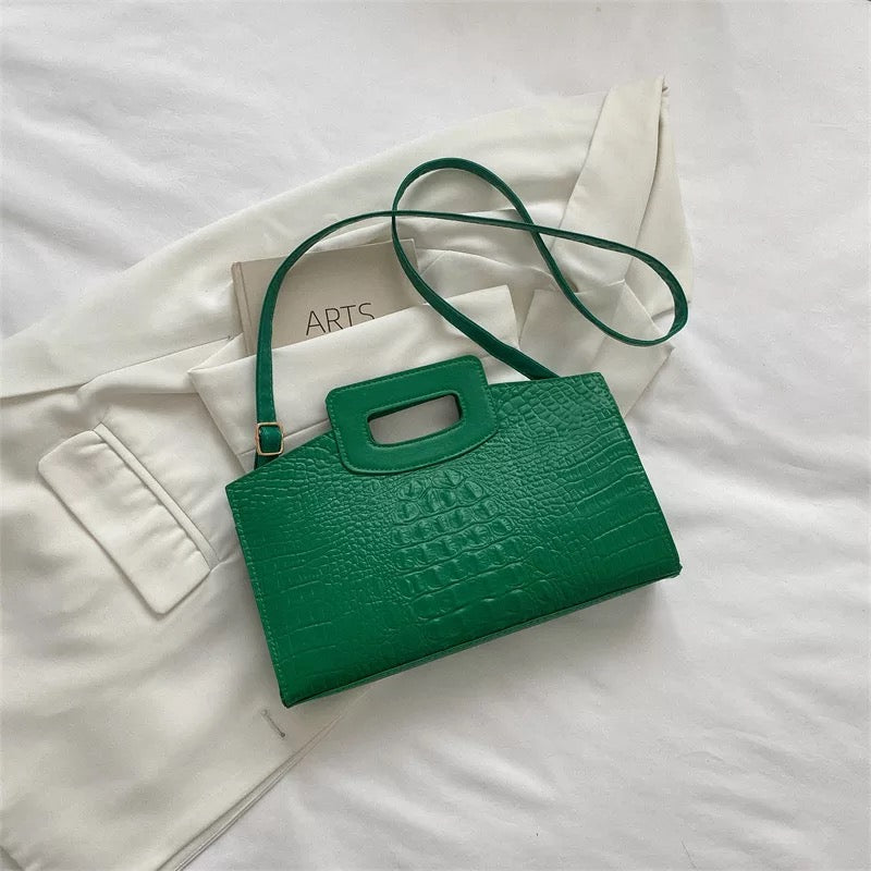 Crocodile Print Purse