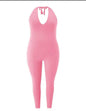 Halter Pink Jumpsuit