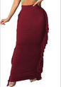 Fitted Fringe Skirt