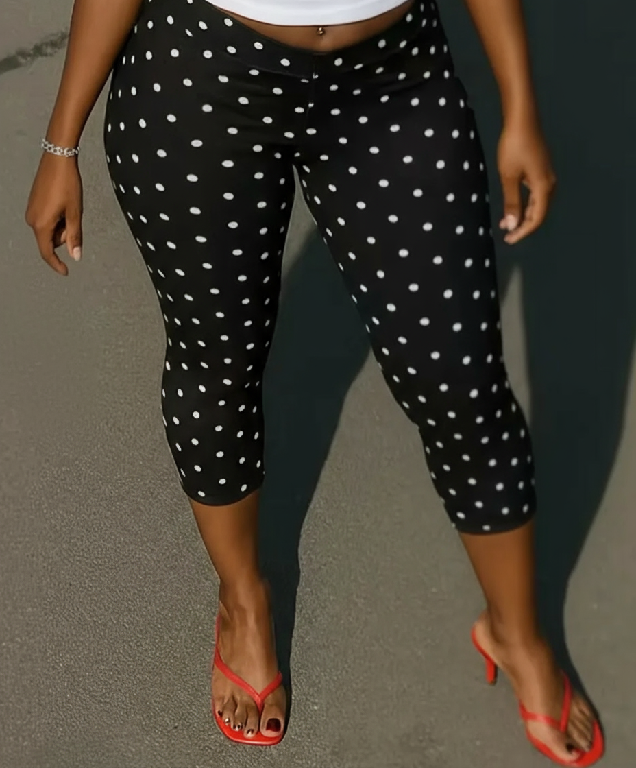 POLKA DOT CAPRI Leggings