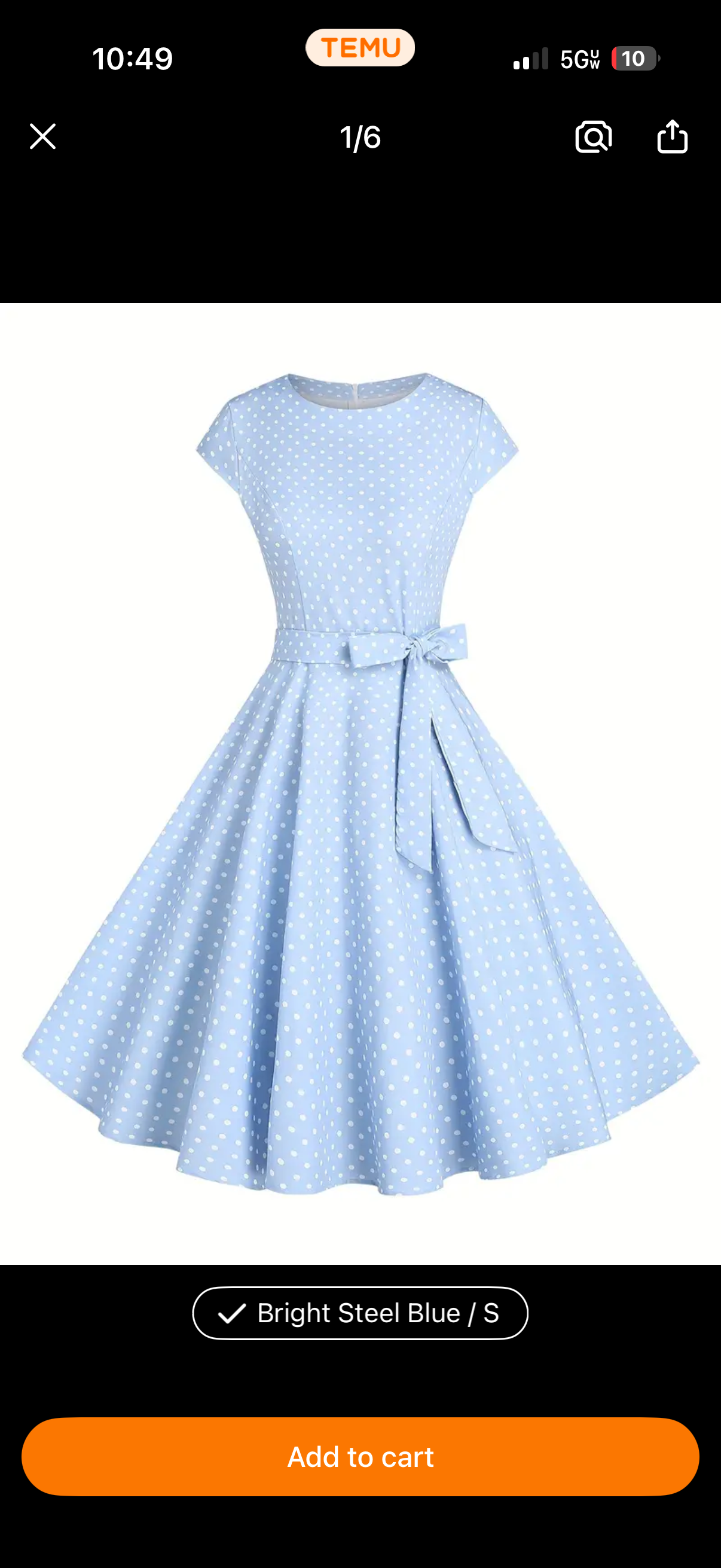 Vintage Polka Dot Dress