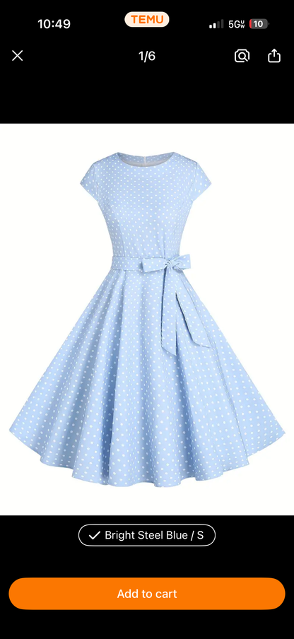 Vintage Polka Dot Dress