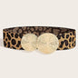 Elastic Leopard Print Belt