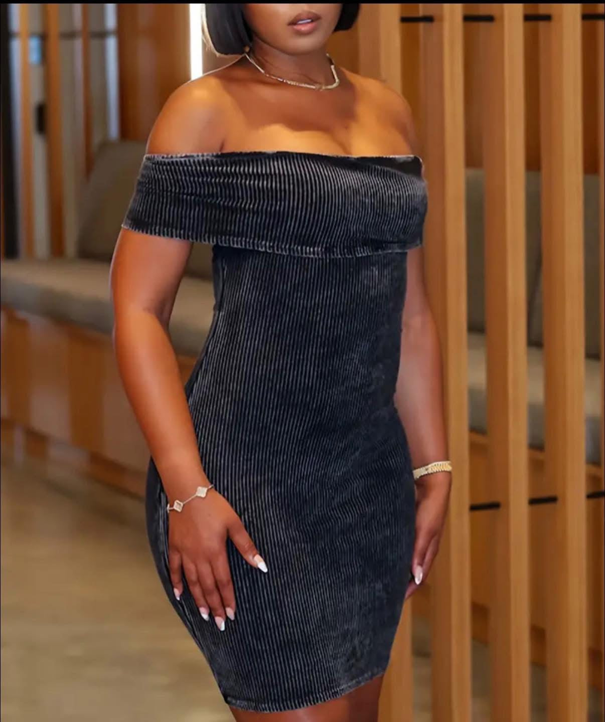 Off Shoulder Bodycon Dress
