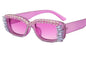 Purple Rhinestone Shades