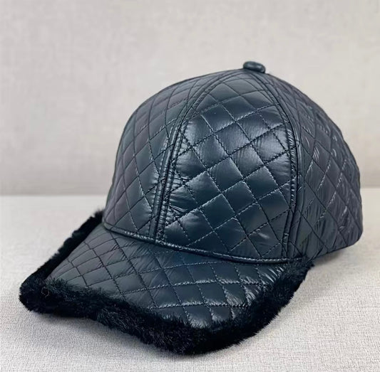 Leather Faux Hat