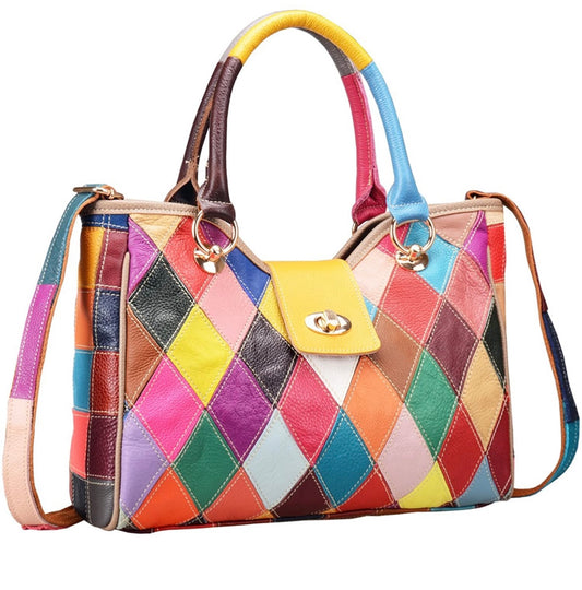 Multicolor Hobo Tote